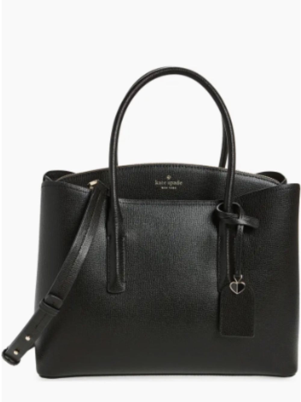 NWT:Kate Spade Margaux Large Satchel - Black